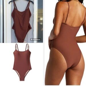 Women’s One Piece Swimsuit By Kona Sol Brown